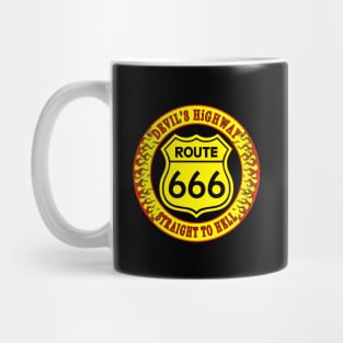 Route 666 Colour Mug